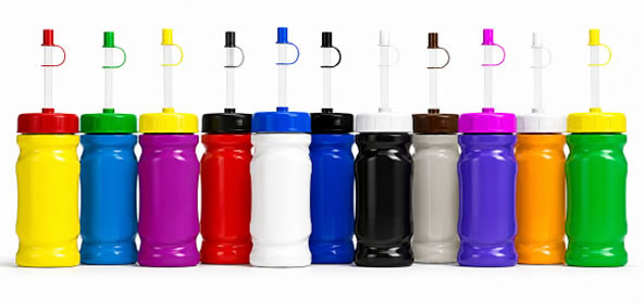 Envases plásticos promocionales de colores