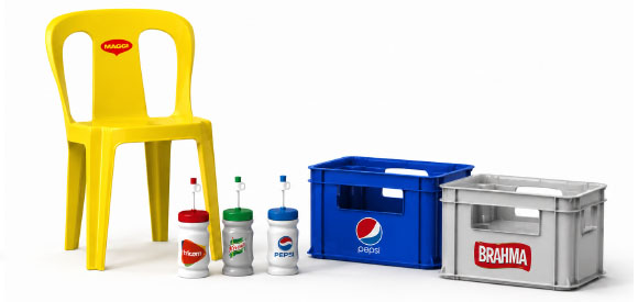 Artículos plásticos con impresión promocional
